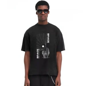 Abstract Space Head Graphic T-Shirt