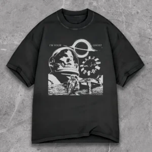Astronaut & Black Hole Graphic T-Shirt