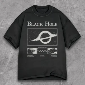 Black Hole Design T-Shirt