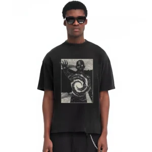 Cosmic Skeleton Graphic T-Shirt