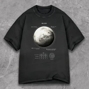 Mars Planet Graphic T-Shirt