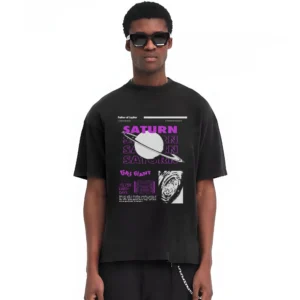 Saturn Planet Graphic T-Shirt