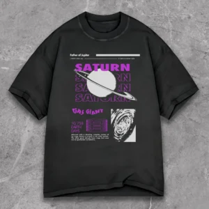 Saturn Planet Graphic T-Shirt