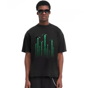 UFO Spaceship Graphic T-Shirt