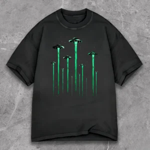 UFO Spaceship Graphic T-Shirt
