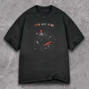 "You Are Here" Galaxy Map T-Shirt